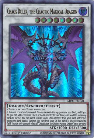 Chaos Ruler, the Chaotic Magical Dragon - MP21-EN128 - Ultra Rare - 1st Edition