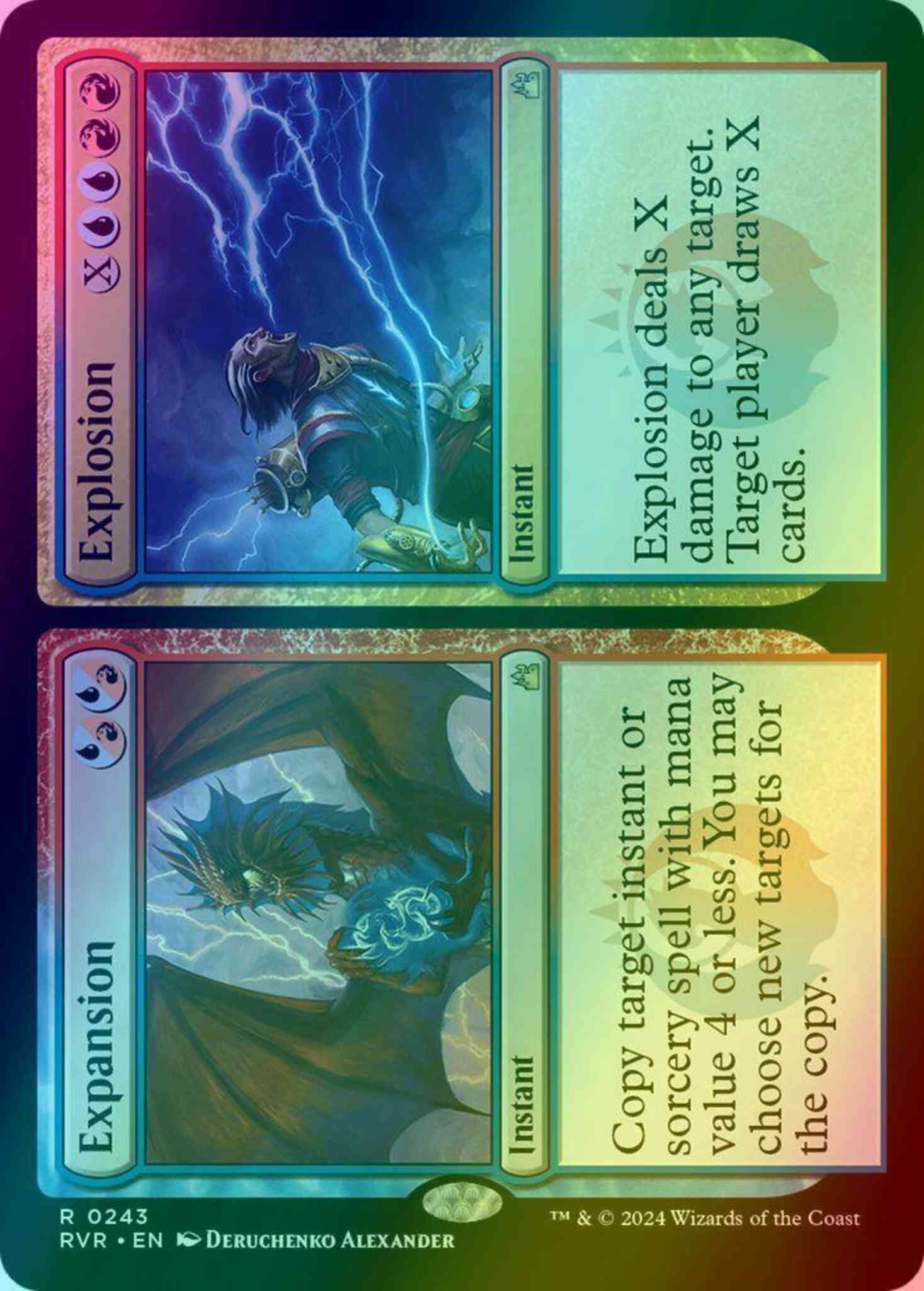 expansion mtg card Expansion // Explosion [243] [Ravnica Remastered] [Foil] – Face to Face  Games