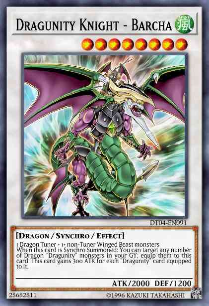 Dragunity Knight - Barcha - HA04-EN059 - Secret Rare - Unlimited