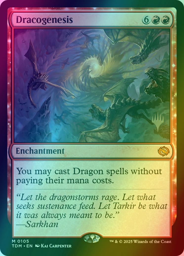 Dracogenesis [105p] [Promo Pack] [Tarkir: Dragonstorm: Promos] [Foil] –  Face to Face Games