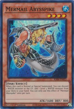 Mermail Abysspike - RA04-EN012 - Super Rare - 1st Edition