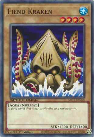 Fiend Kraken - SBC1-ENC08 - Common - 1st Edition