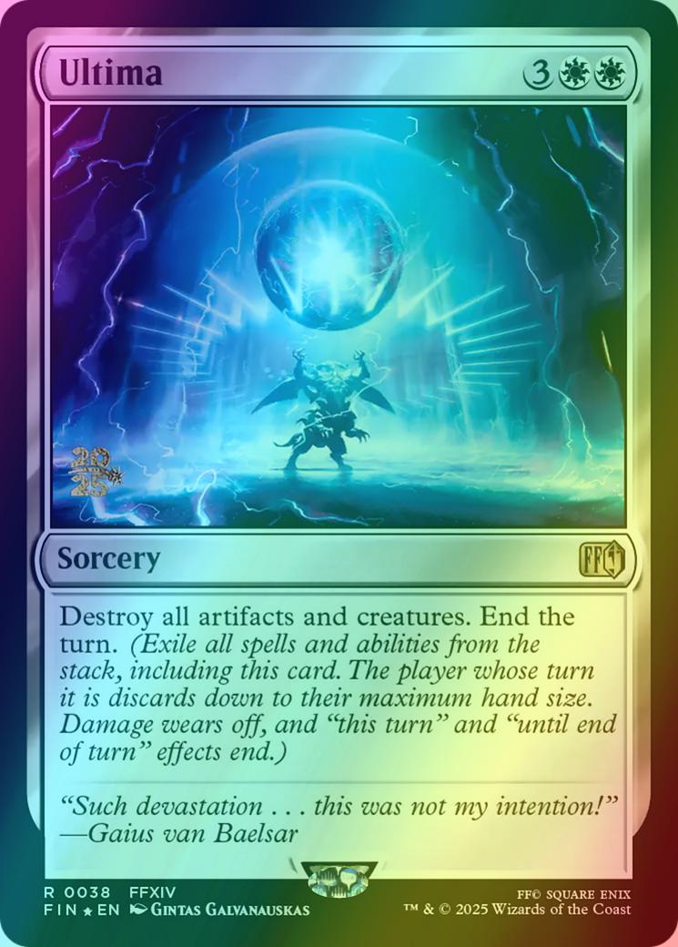 mtg final fantasy ultima Ultima [38s] [Prerelease] [FINAL FANTASY: Promos] [Foil] – Face to Face  Games