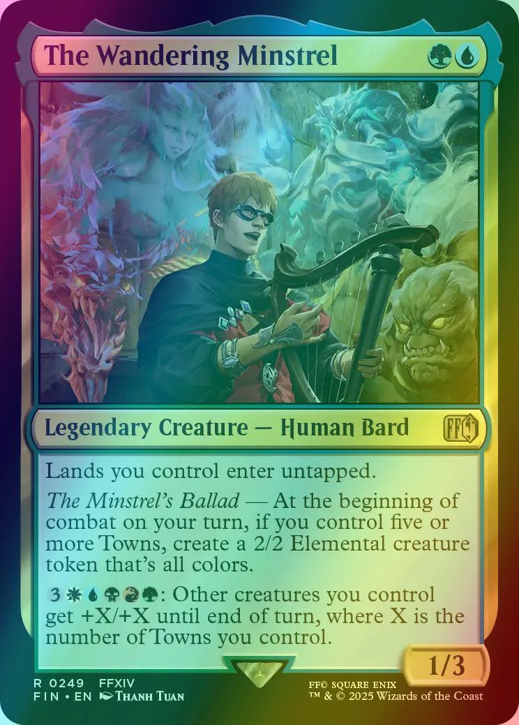 The Wandering Minstrel [249] [FINAL FANTASY] [Foil] – Face to Face Games