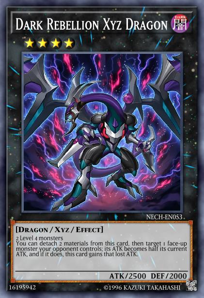 Dark Rebellion Xyz Dragon - NECH-EN053 - Ghost Rare - Unlimited