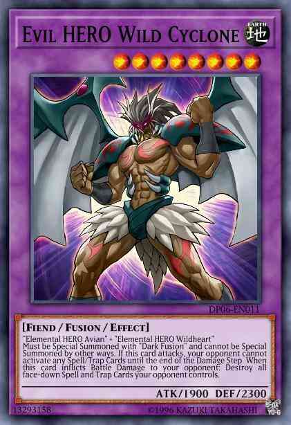 Evil HERO Wild Cyclone - LCGX-EN070 - Super Rare - 1st Edition