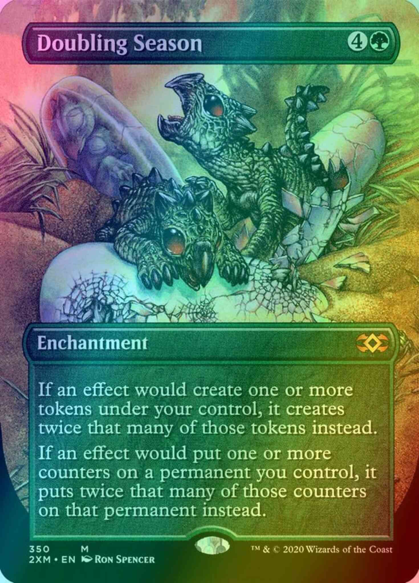 Doubling Season [350] [Borderless] [Double Masters] [Foil] – Face to Face  Games