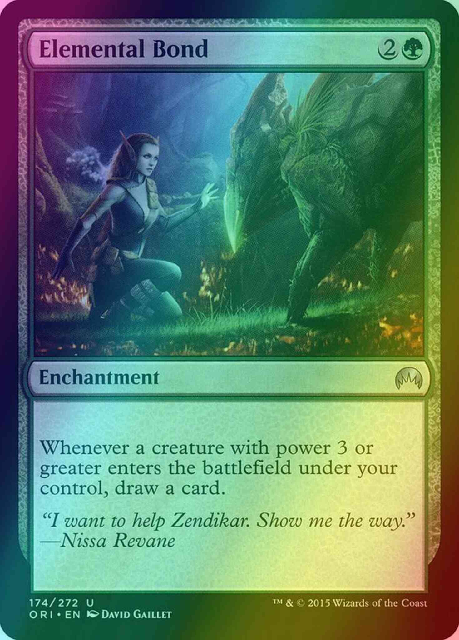 Elemental Bond [174] [Magic Origins] [Foil] – Face to Face Games