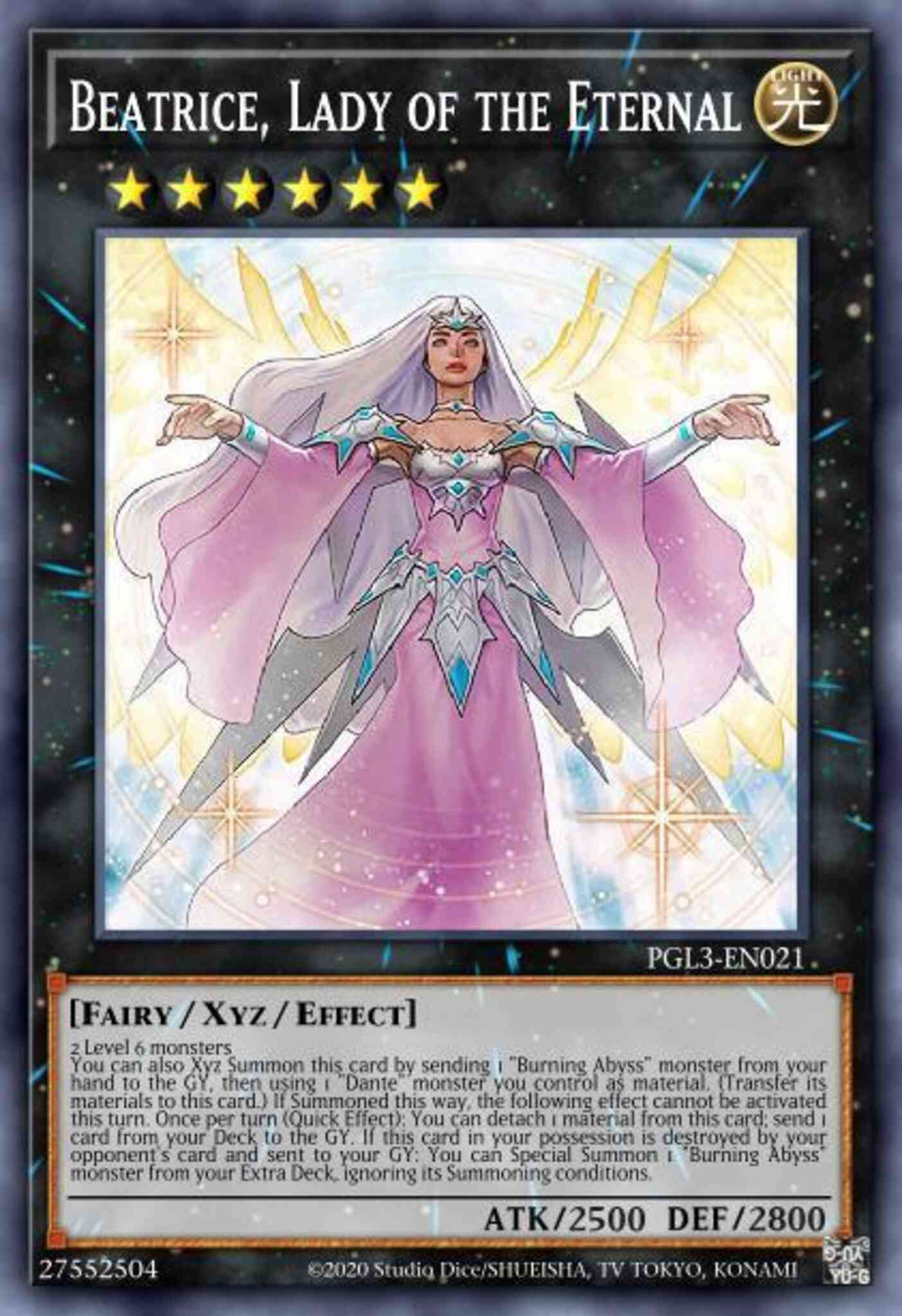 Beatrice, Lady of the Eternal - PGL3-EN021 - Gold Secret Rare - 1st Edition