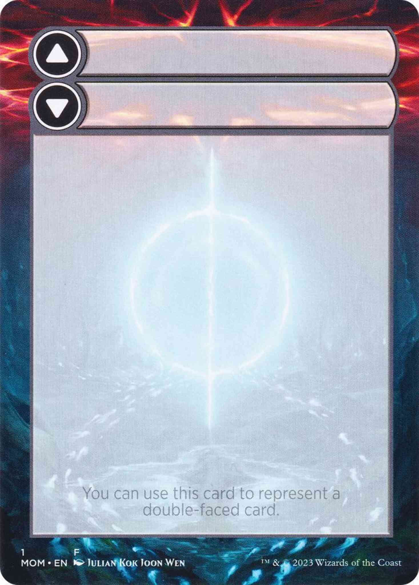 mtg substitute cards Double-Faced Substitute Card