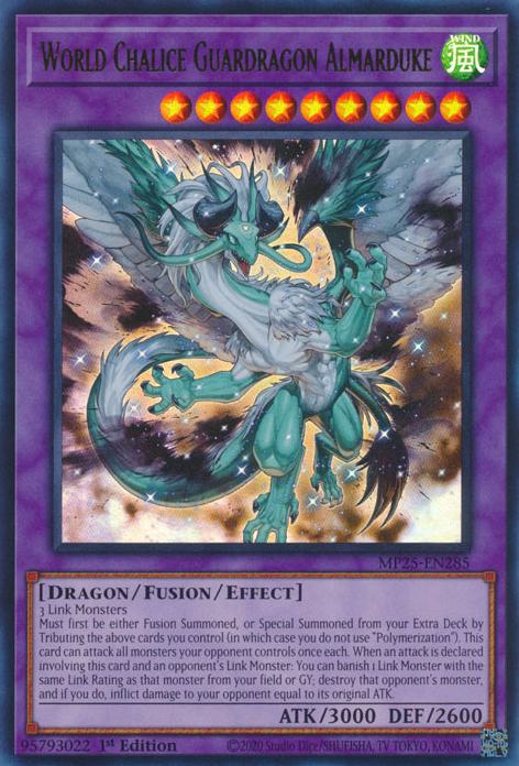 World Chalice Guardragon Almarduke - MP25-EN285 - Ultra Rare - 1st Edition