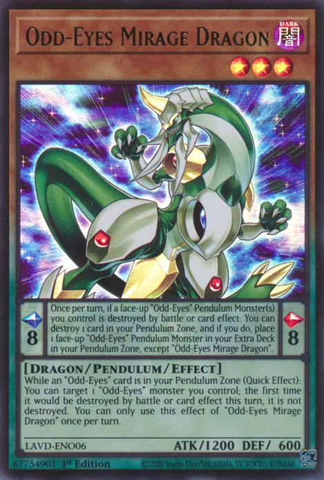 Odd-Eyes Mirage Dragon - LAVD-ENO06 - Ultra Rare - 1st Edition