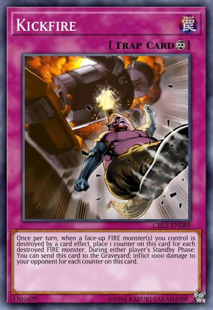 Kickfire - CBLZ-EN089 - Secret Rare - Unlimited