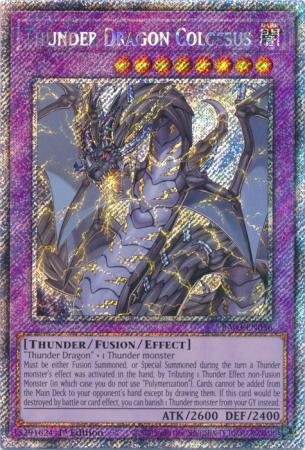 Thunder Dragon Colossus - RA03-EN036 - Platinum Secret Rare - 1st Edition