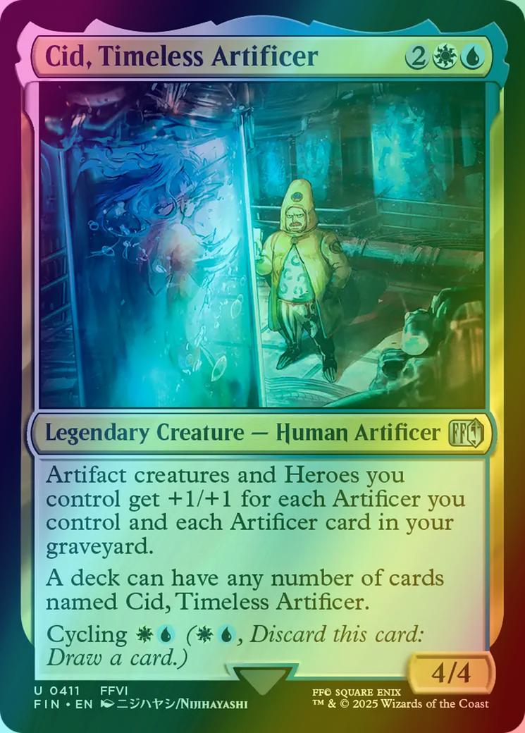 Cid, Timeless Artificer [411] [FFVI] [FINAL FANTASY] [Foil] – Face to Face Games