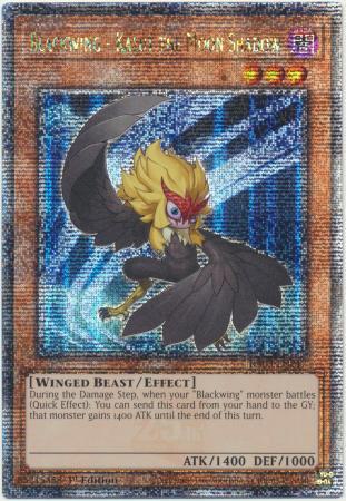 Blackwing - Kalut the Moon Shadow - RA03-EN217 - Quarter Century Secret Rare - 1st Edition