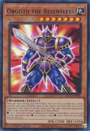 Orgoth the Relentless - Silver - BLC1-EN016 - Ultra Rare - 1st Edition