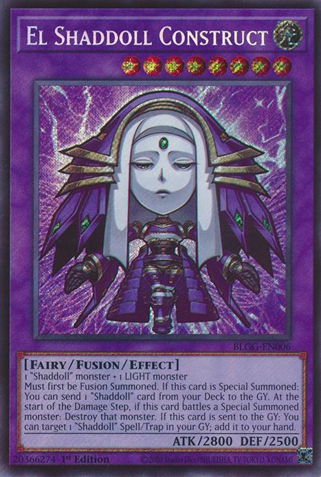 El Shaddoll Construct - BLGG-EN006 - Secret Rare - 1st Edition