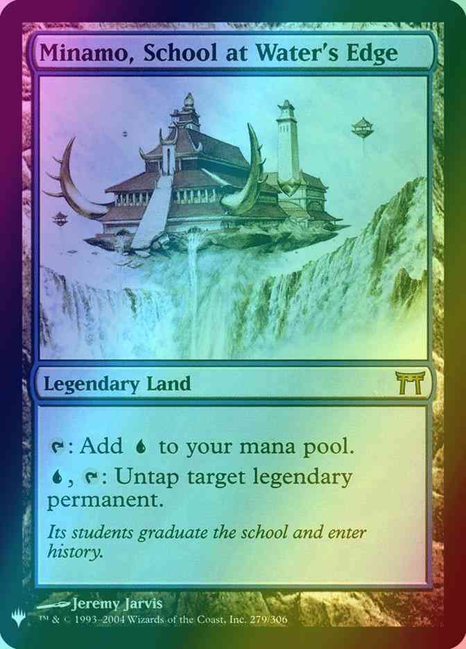 Minamo, School at Water's Edge [CHK-279] [The List] [Foil] – Face