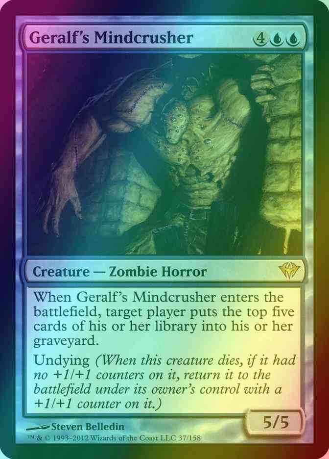 Geralf's Mindcrusher [37] [Dark Ascension] [Foil] – Face to Face Games