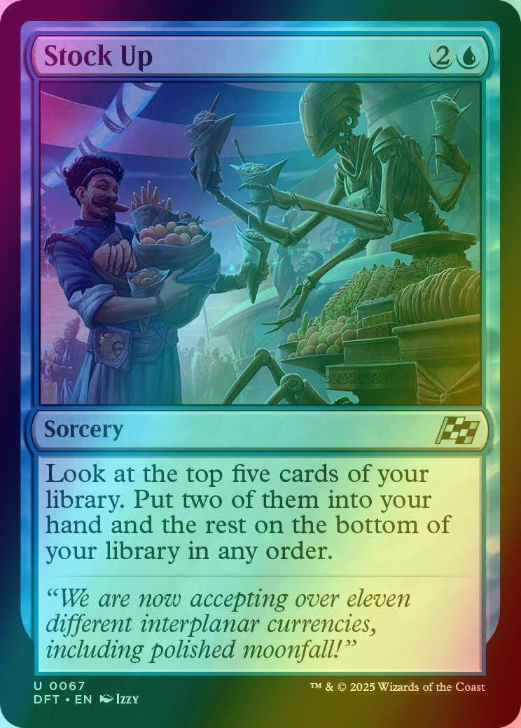 Stock Up [67] [Aetherdrift] [Foil] – Face to Face Games