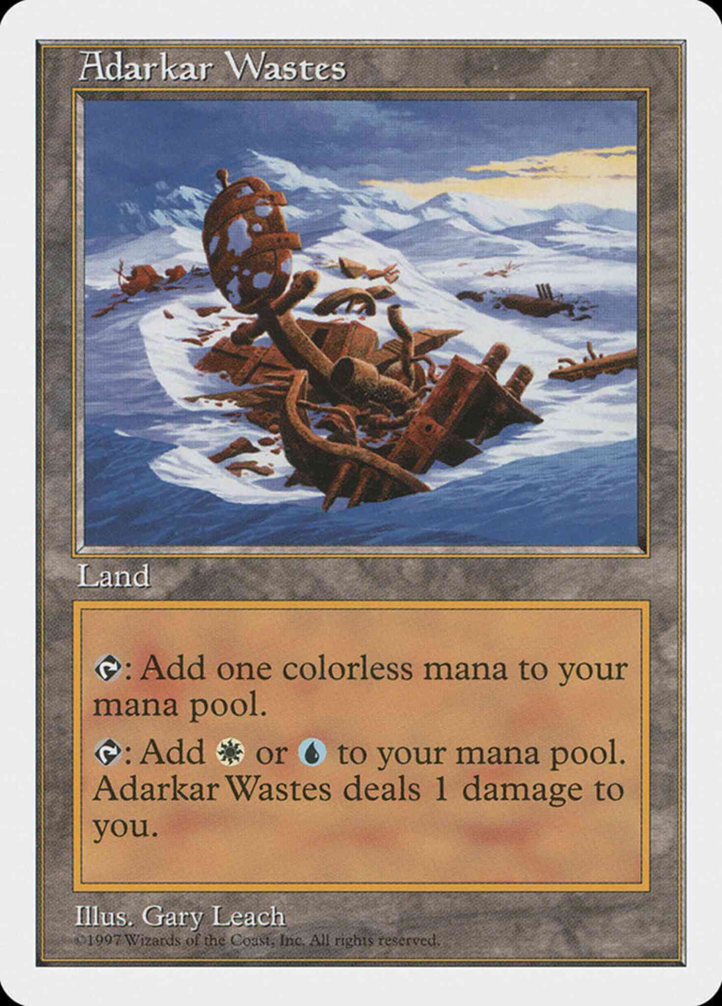 アダーカー荒原 Adarkar Wastes 英語 4枚セット Adarkar Wastes [410] [Fifth Edition] [Non-Foil] – Face to Face Games