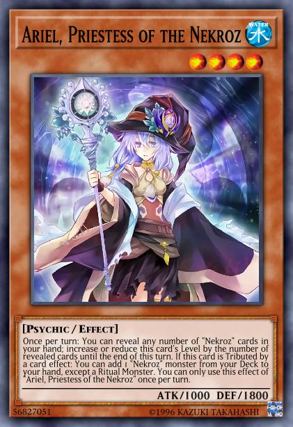 Ariel, Priestess of the Nekroz - MP18-EN007 - Rare - 1st Edition