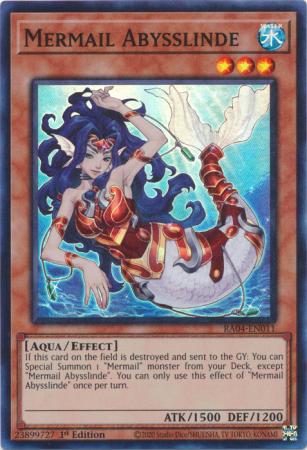 Mermail Abysslinde - RA04-EN011 - Super Rare - 1st Edition