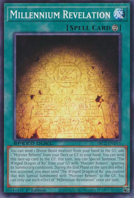Millennium Revelation - SBC2-END15 - Common - 1st Edition