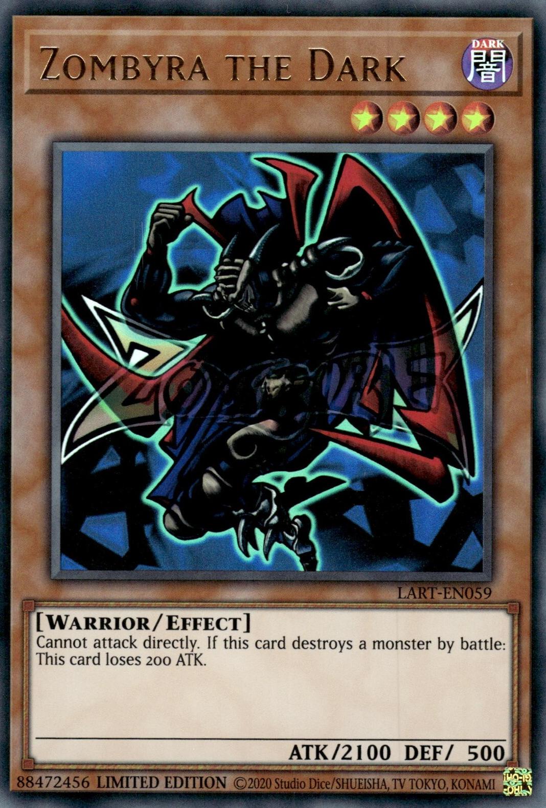 Zombyra the Dark - LART-EN059 - Ultra Rare - Limited