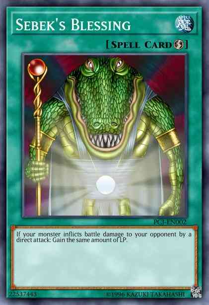 Sebek's Blessing - SD09-EN020 - Common - 1st Edition