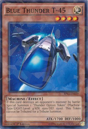 Blue Thunder T-45 - BP03-EN039 - Shatterfoil Rare - 1st Edition
