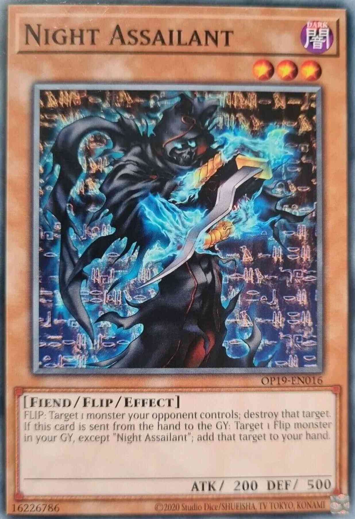 Night Assailant - OP19-EN016 - Common - Unlimited