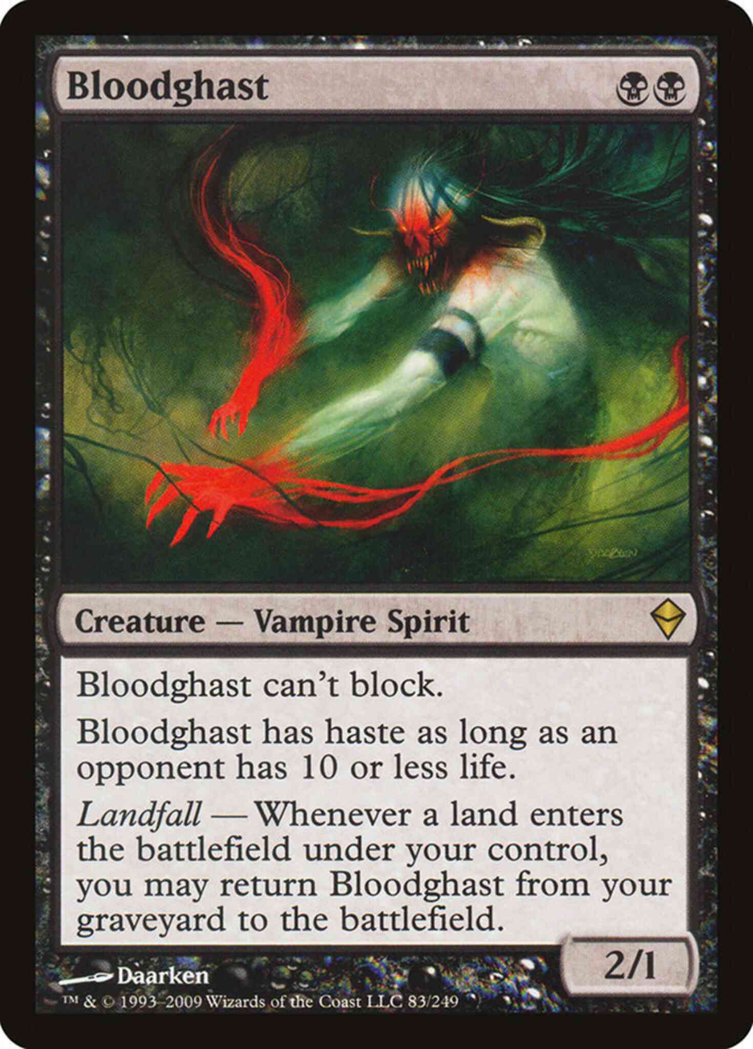 Bloodghast [83] [Zendikar] [Non-Foil] – Face to Face Games