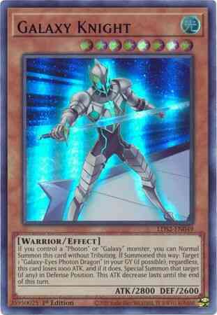 Galaxy Knight (Purple) - LDS2-EN049 - Ultra Rare - 1st Edition