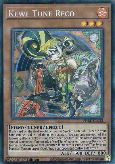 Kewl Tune Reco - PHRE-EN033 - Collector's Rare - 1st Edition