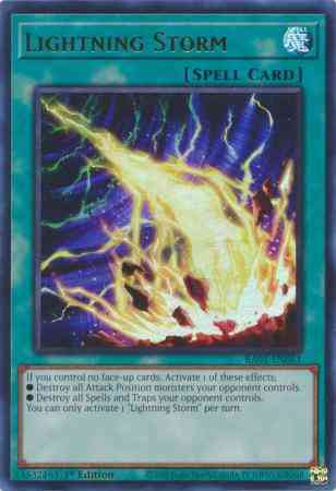 Lightning Storm - RA01-EN061 - Ultra Rare - 1st Edition