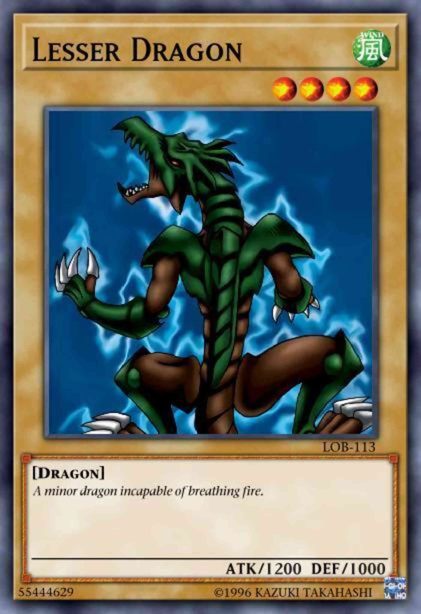 Lesser Dragon - LOB-113 - Common - 1st Edition