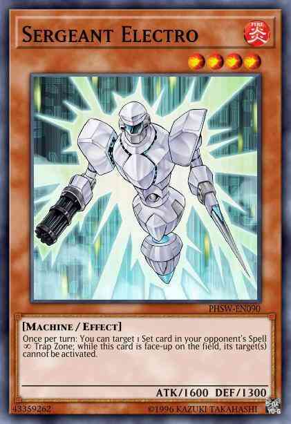 Sergeant Electro - PHSW-EN090 - Ultimate Rare - 1st Edition