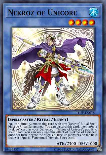 Nekroz of Unicore - THSF-EN016 - Secret Rare - Unlimited