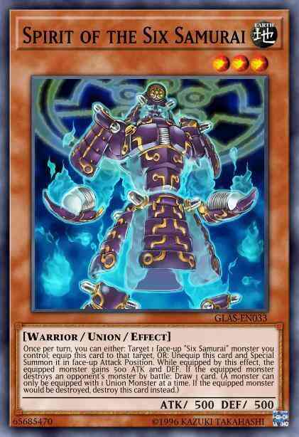 Spirit of the Six Samurai - GLAS-EN033 - Common - 1st Edition