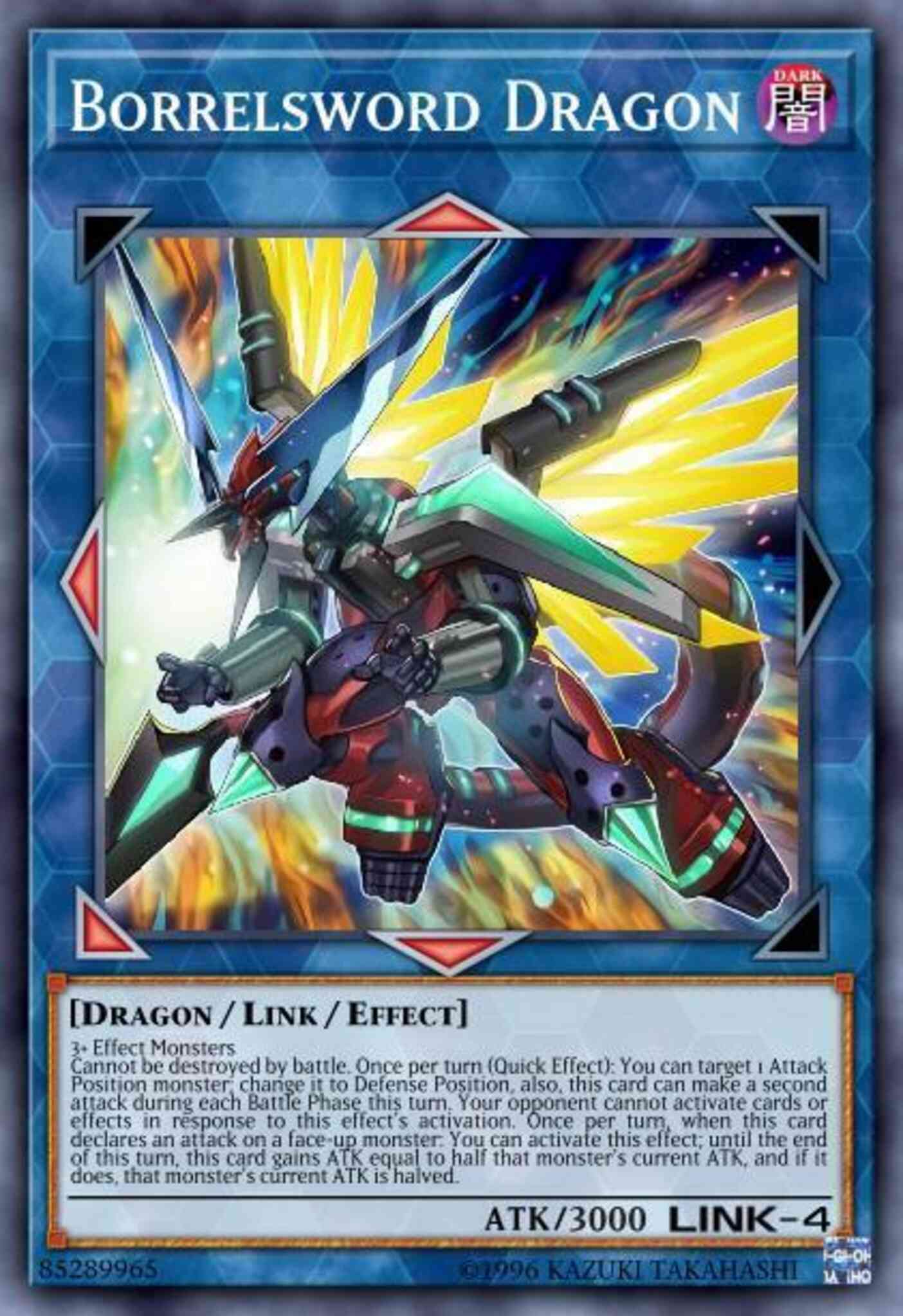 Borrelsword Dragon - CYHO-EN034 - Secret Rare - Unlimited