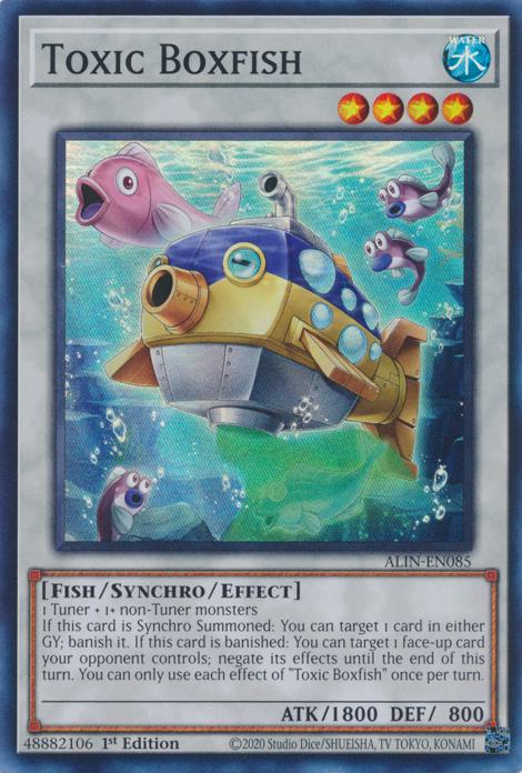 Toxic Boxfish - ALIN-EN085 - Super Rare - 1st Edition