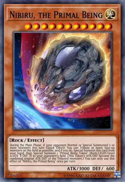 Nibiru, the Primal Being - TN19-EN013 - Prismatic Secret Rare - Limited