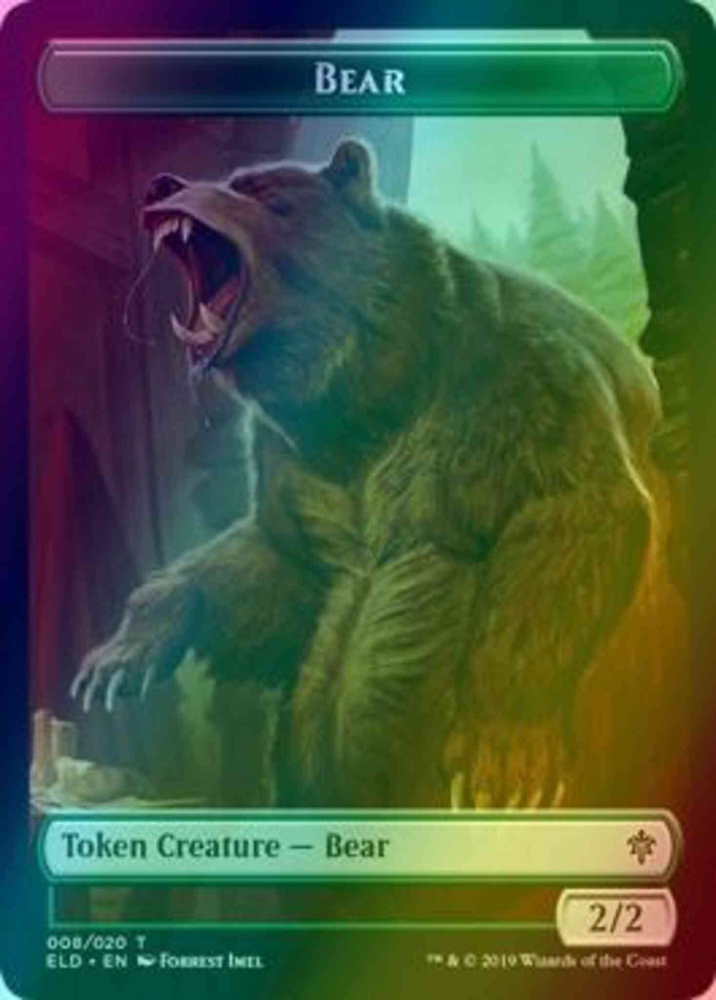 Bear Token (08) // Food Token (18) [Throne of Eldraine Tokens] [Foil] –  Face to Face Games