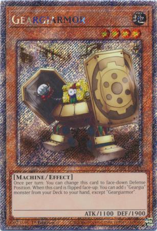 Geargiarmor - RA04-EN187 - Platinum Secret Rare - 1st Edition