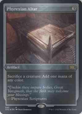 Phyrexian Altar [563] [Double Masters 2022] [Etched Foil] – Face