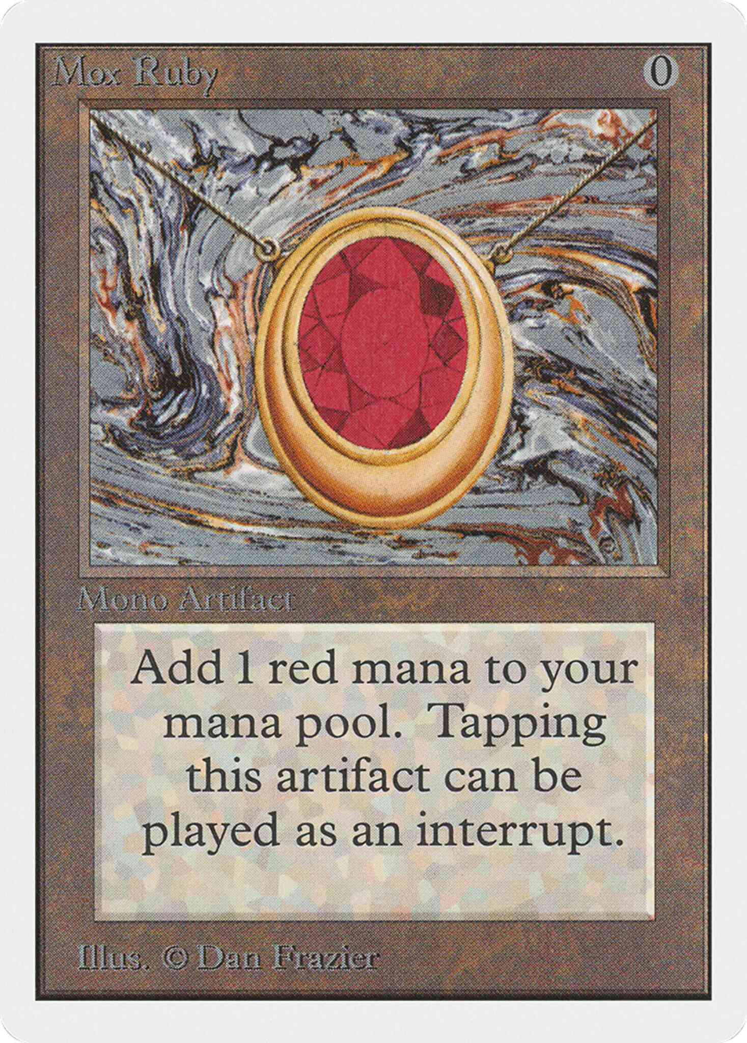 ※値下げ不可　MTG　Mox Ruby　モックスルビー　サインド　mox Mox Ruby [265] [Unlimited] [Non-Foil] – Face to Face Games