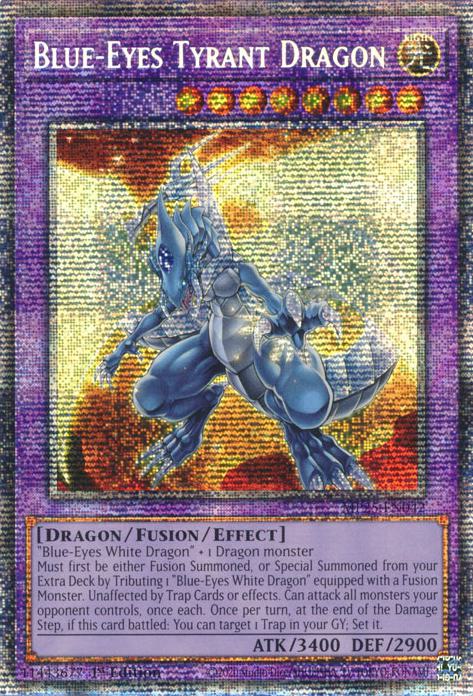 Blue-Eyes Tyrant Dragon - MP25-EN042 - Starlight Rare - 1st Edition