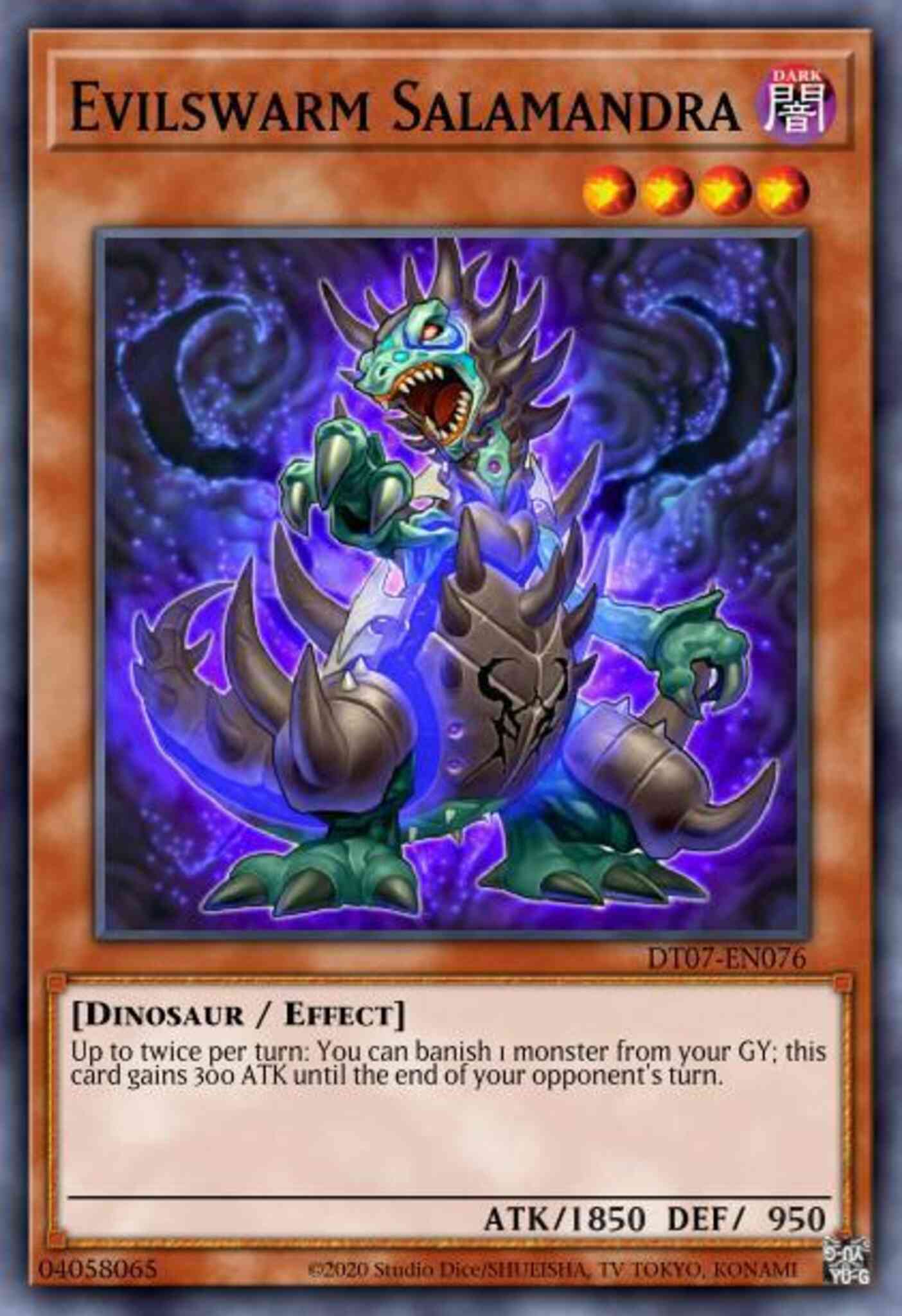 Evilswarm Salamandra - BPW2-EN058 - Common - 1st Edition